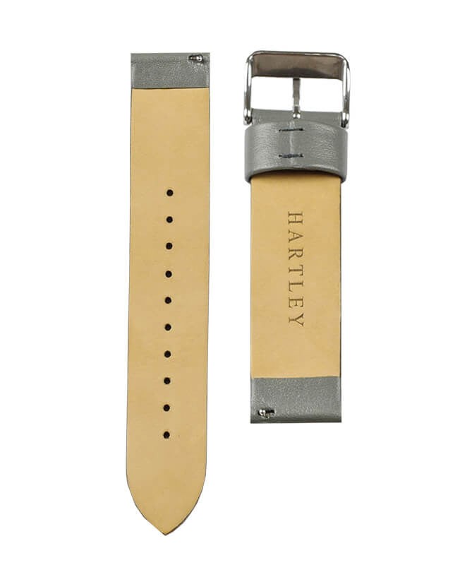 Grey Leather Strap