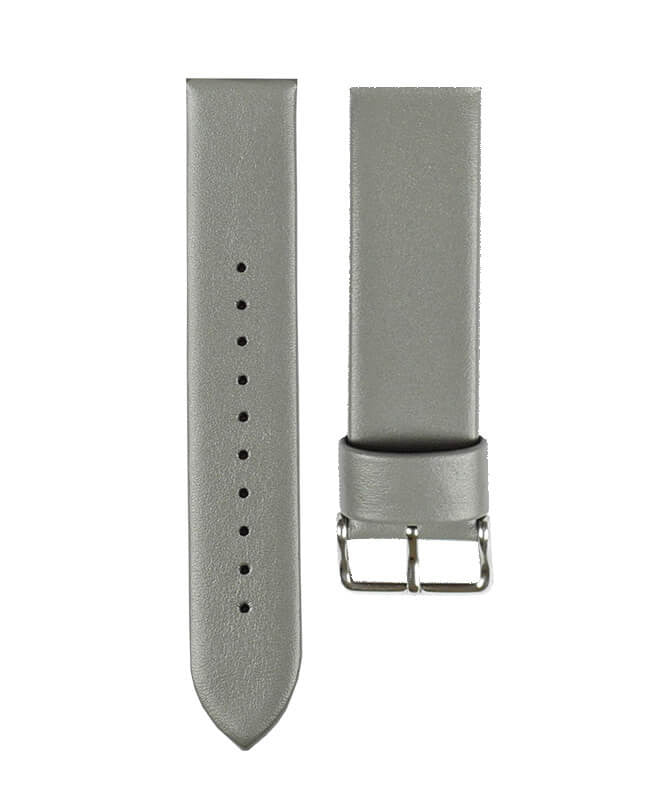 Grey Leather Strap